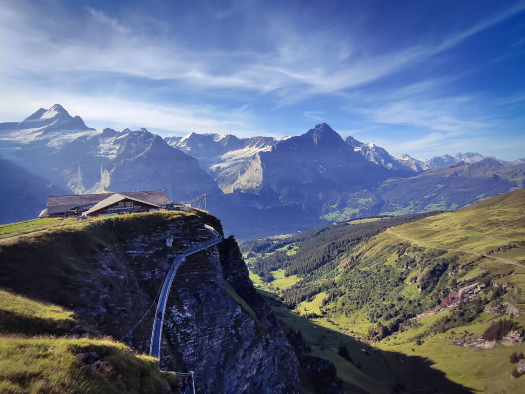 Ruta por Suiza en camper: mirador del First Cliff Walk